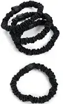 Slip Black Skinny Silk Scrunchies