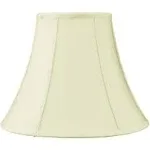 HomeConcept 7x14x11 Egg Shell Shantung Bell Lampshade