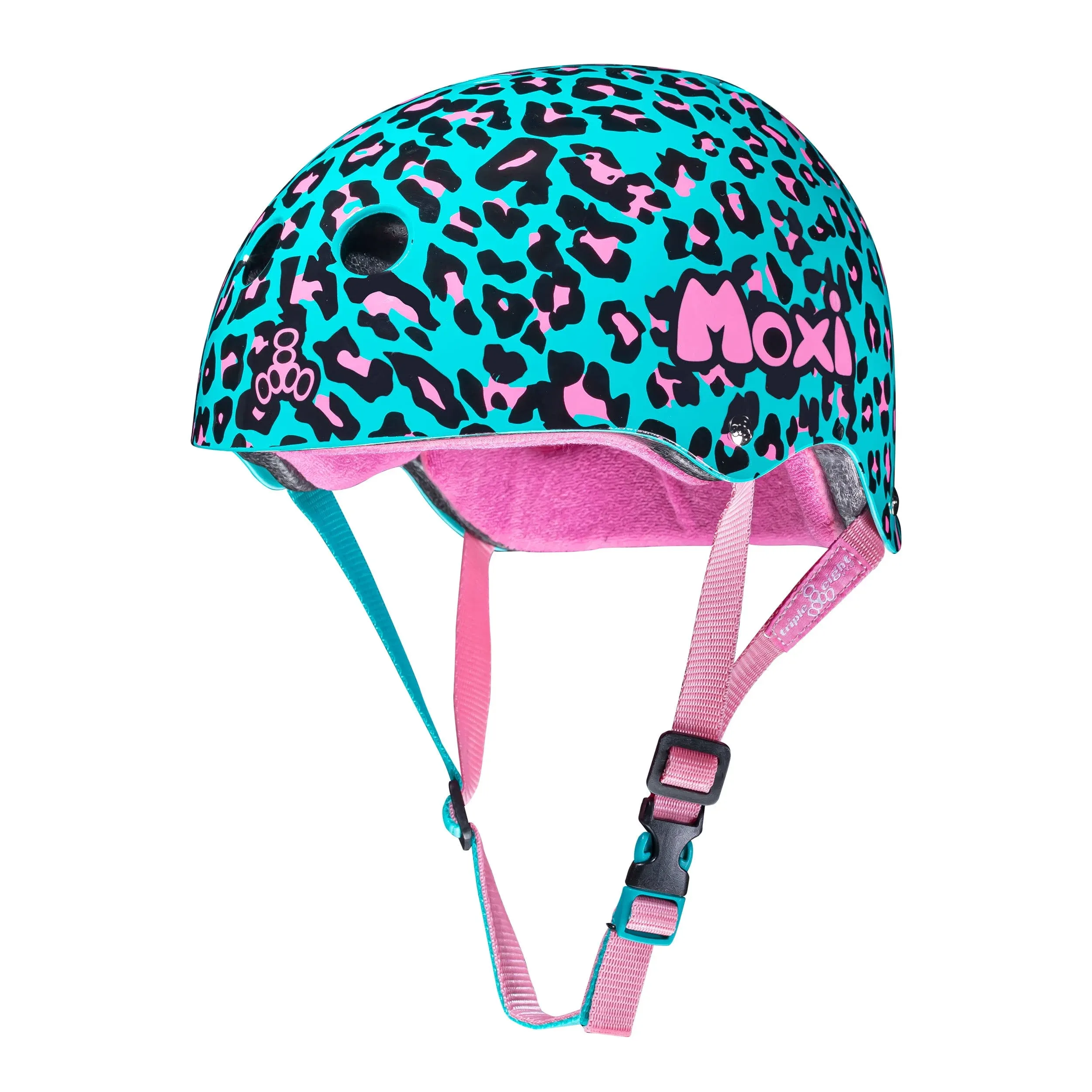 Triple Eight Certified Sweatsaver Moxi Leopard 2.0 S/M Helmet