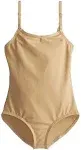 Capezio Girls Team Basics Camisole Leotard w/ Adjustable Straps - Beige