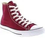 Converse Chuck Taylor All Star Seasonal High Top Unisex Shoe, Maroon, M 5/W 7