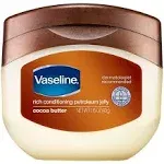 Vaseline Rich Conditioning Petroleum Jelly, Cocoa Butter 7.5 Oz