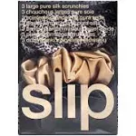 Slip Silk Large Scrunchies | Black Leopard