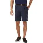 Haggar Big n Tall cool 18 pro shorts navy blue