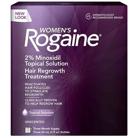 Rogaine Hair Regrowth Treatment for Women, 2 Ounce