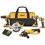 DeWalt DCK521D2 20V MAX* Compact 5-Tool Cordless Combo Kit