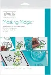 Gina K Designs Masking Magic Sheets 5&#034;X7&#034; 12/Pkg