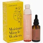 Josie Maran Moisture Miracle Workers Duo - 100% Pure Argan Oil & Hydrating Body Mist - Moisturizing Skincare Set with Nutrient-Rich Ingredients for All Skin Types - Vegan & Cruelty-Free (2 Piece Set)