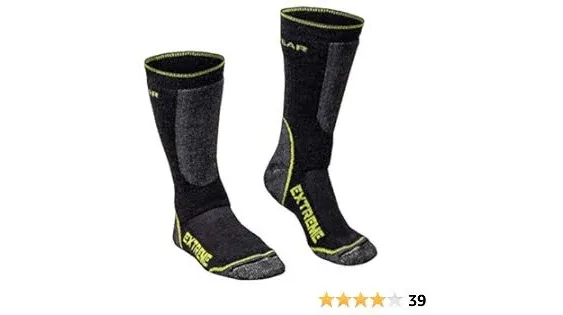 Refrigiwear Extreme Moisture Wicking Warm Merino Wool 9-Inch Work Socks, Small/Medium