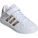 "Girls' Adidas Little Kid Grand Court 2.0 EL C Sneakers"