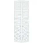 Louvered Wood Bi-Fold Door Kimberly Bay Finish: White, Size: 30" x 80"