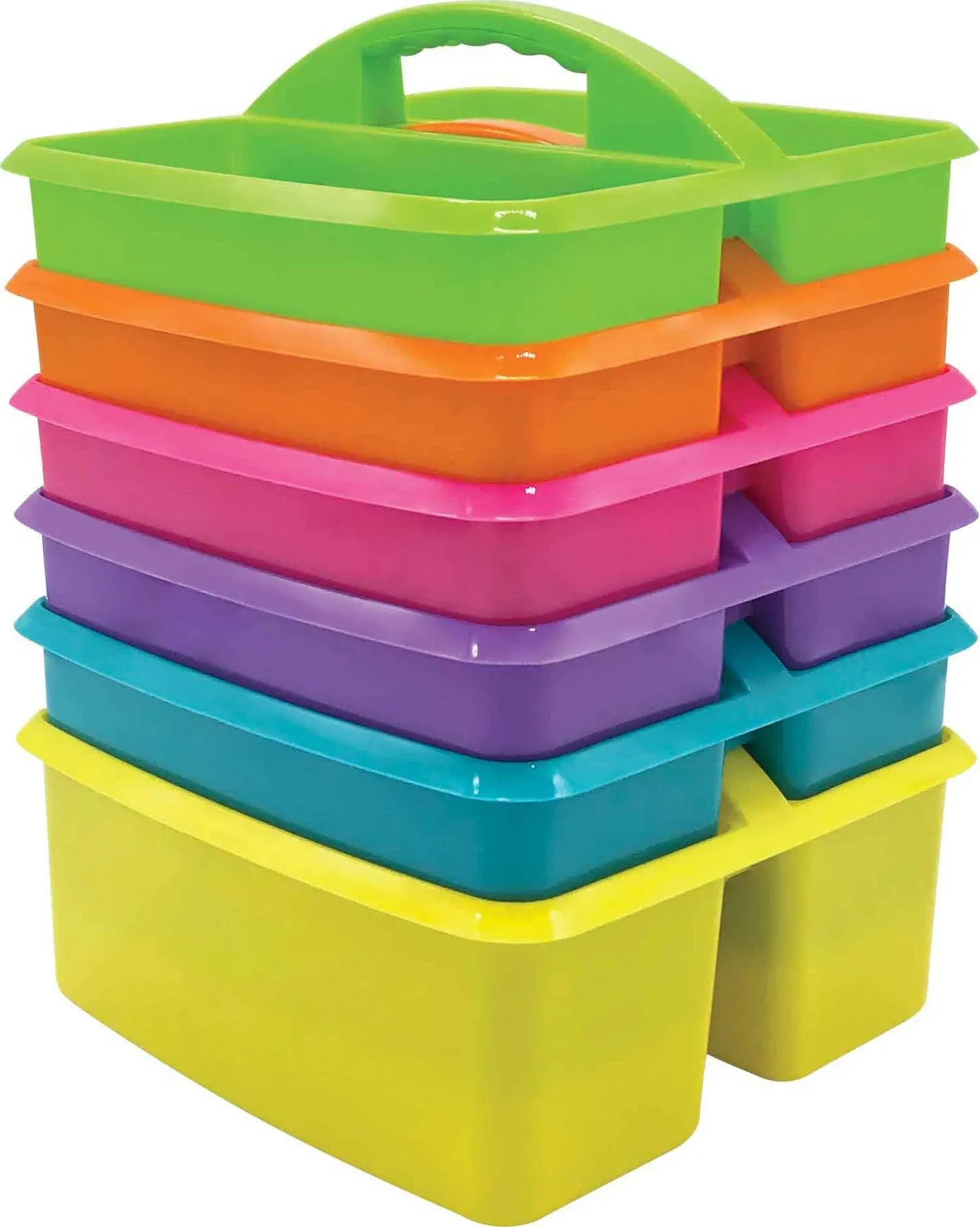 Teacher Created Resources Brights Storage Caddies Set 6-Pack - by TCR