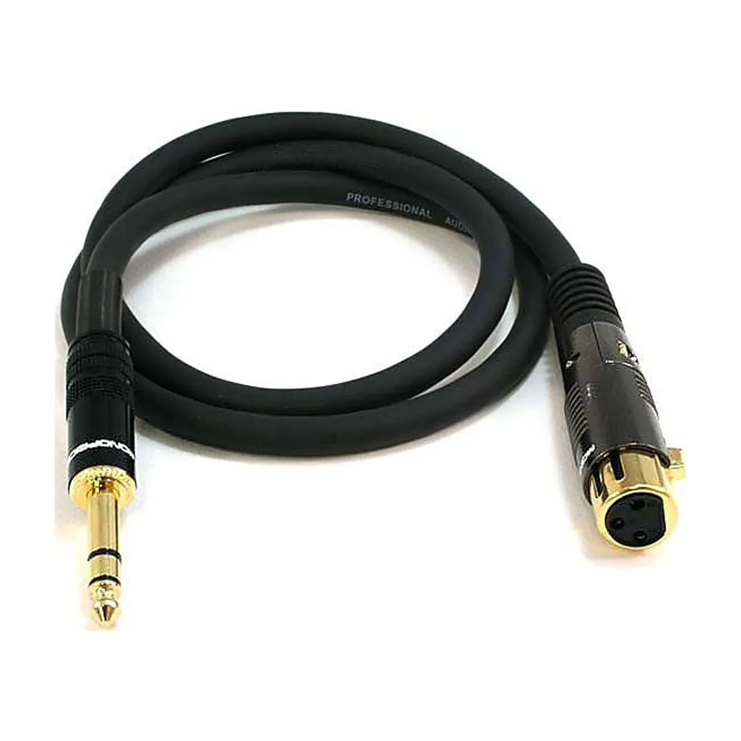 Monoprice XLR Male to 1/4inch TRS Male Cable