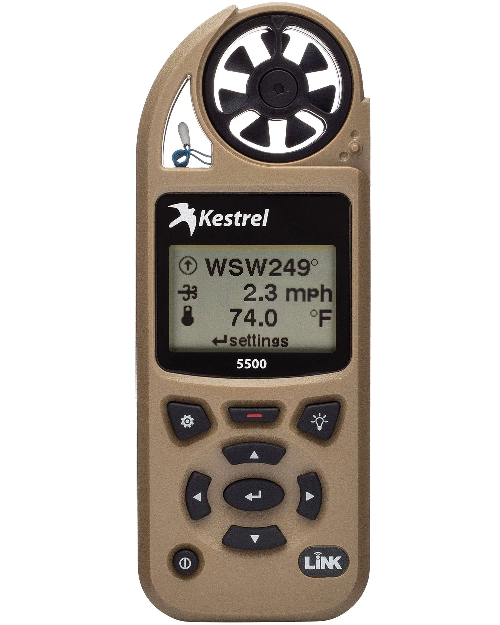 Kestrel 5500 Weather Meter w/ LiNK &amp; Vane Mount Desert Tan 0855LVTAN