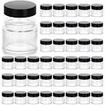 Hoa Kinh 4Ounce Glass Jars with Lids, 12 Pack Mini Round Set Glass Jars Canning Storage Jars Containers for Storing Lotions, Powders, and Ointments