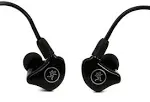 Mackie MP-220 Dual Dynamic Driver Professional In-Ear Monitors Black