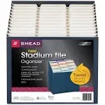 Smead Manufacturing 70211 12.25 x 13.62 in. 12-Pocket Stadium File Letter - Navy