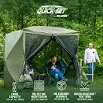 Clam Quick-Set Traveler Portable Camping Gazebo Canopy Shelter