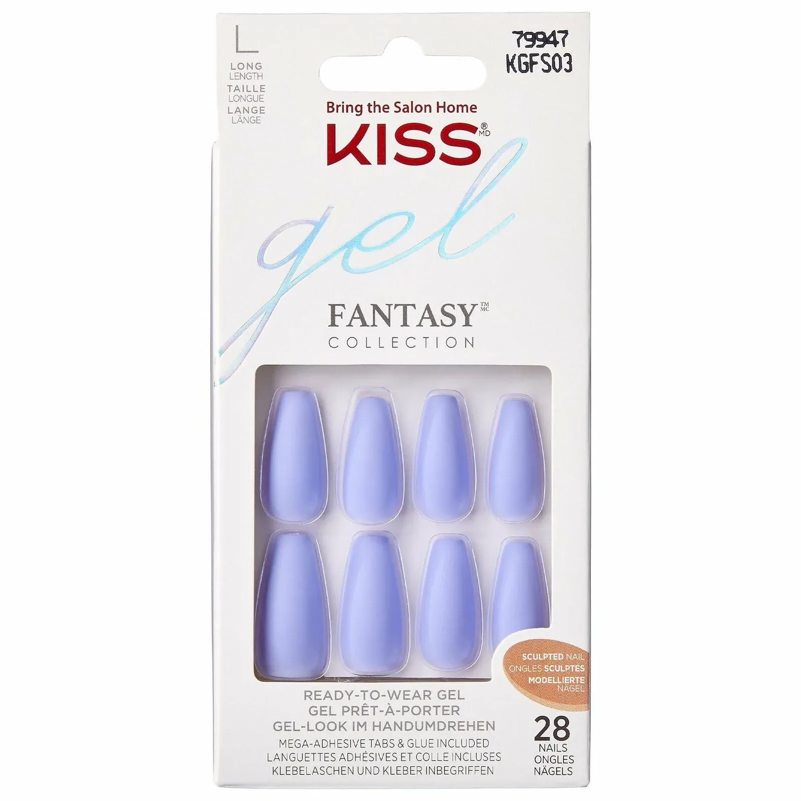 Kiss Gel Fantasy Sculpted Nails - Night After