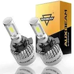 Auxbeam 2024 F15 Series 9006/HB4 Bulbs, 20000LM 600% Brighter High Power 9006 Bulbs, 6500K Cool White 9006 Bulbs with 5-Layer Cooling System, 20% Smaller Size, Plug and Play, Canbus Ready