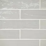 Marin 2.5" x 10" Ceramic Wall Tile in Pebble Gray by Bedrosians