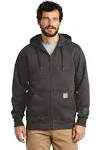 Carhartt Rain Defender Paxton Heavyweight Hooded Zip-Front Sweatshirt (Carbon Heather) 2XL