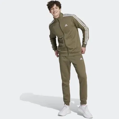 Adidas Men's Basic 3-Stripes Tricot Track Suit