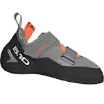 Five Ten Women's Kirigami Climbing Shoe - 9 - Dove Grey / Black / Solar Red