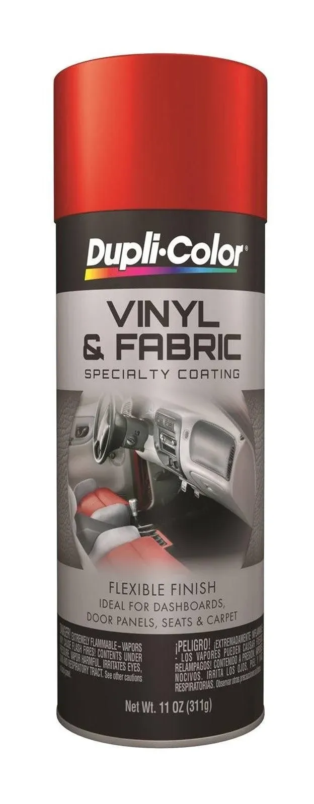 Dupli-Color EHVP10000 Red High Performance Vinyl and Fabric Spray - 11 oz.