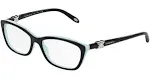 Authentic Tiffany &amp; Co. Eyeglass Frame 54MM OTF 2074/8055-Top Black/Blue-Cat Eye