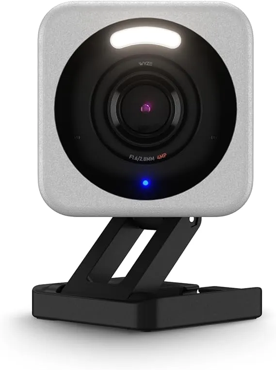 Wyze Cam V4 Security Camera - Gray; Indoor/Outdoor; 1440p Resolution