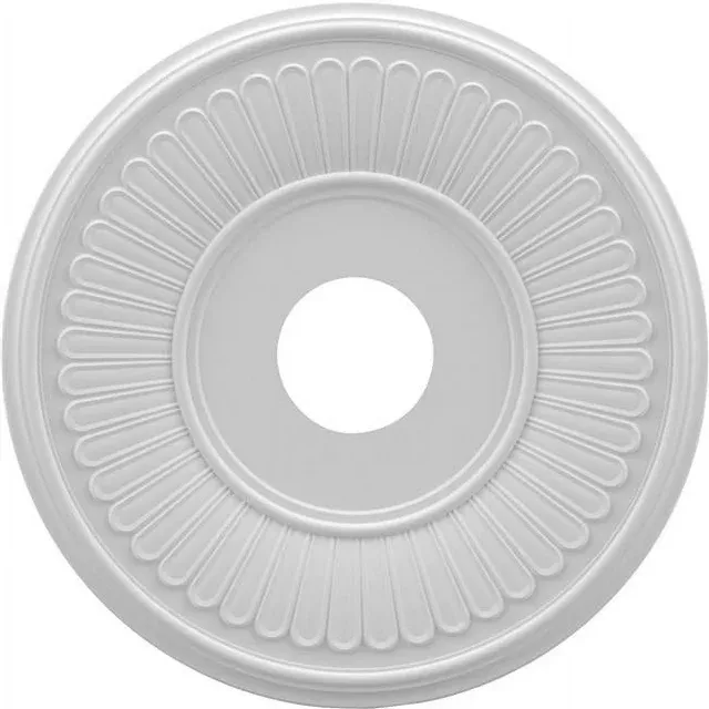 Ekena Millwork  Berkshire Thermoformed PVC Ceiling Medallion - 7 in. - 16 x 3.5 x 1 in.