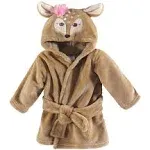 Hudson Baby Plush Animal Face Bathrobe