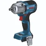 Bosch GDS18V-330CN 18V Brushless Connected-Ready 1/2 In. Mid-Torque Impact Wrench With Friction Ring And Thru-Hole (Bare Tool)