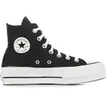 Converse Chuck Taylor All Star Lift Women's Platform High-Top Sneakers, Size: 8, Black White