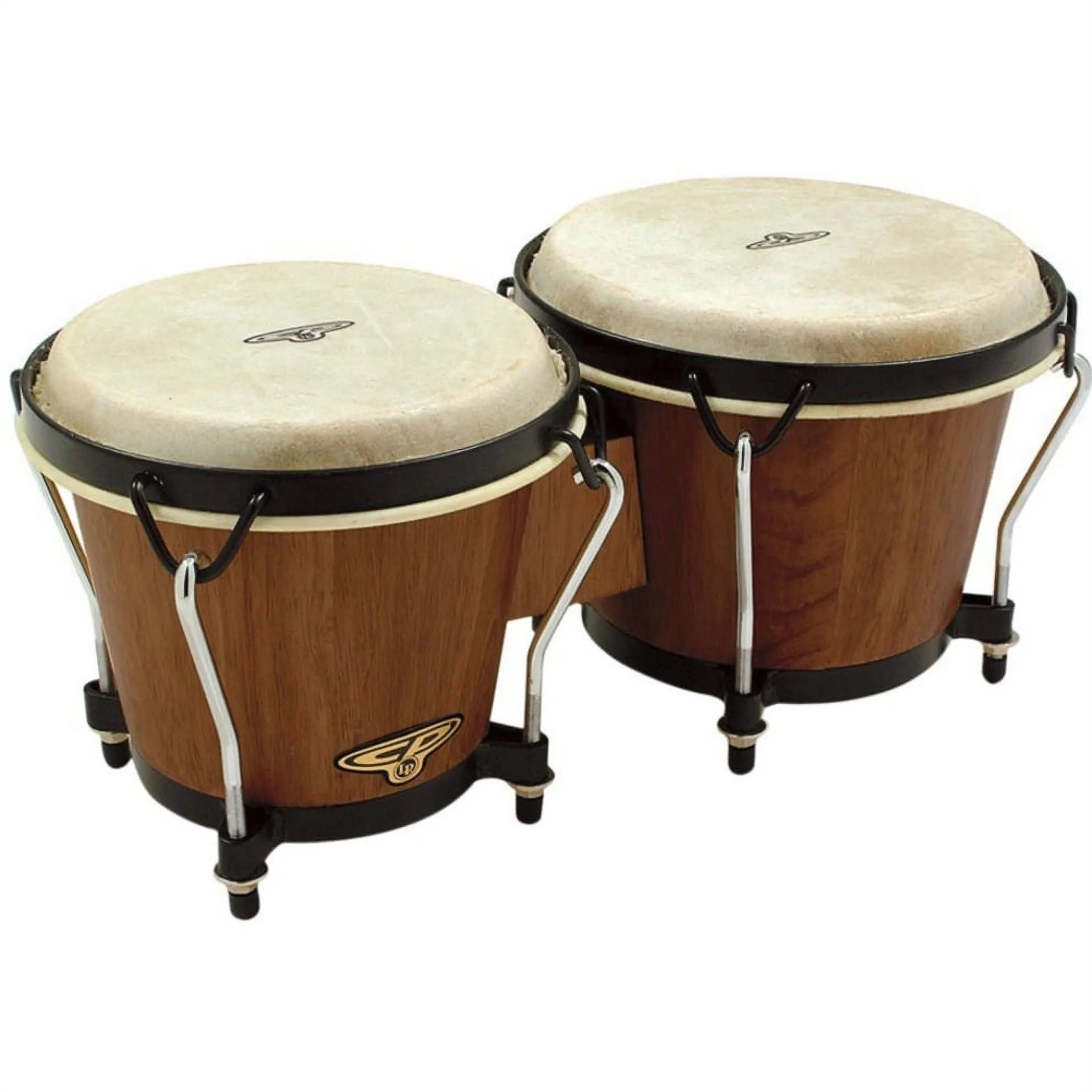 Latin Percussion CP221-DW CP Traditional Wood Bongos | Reverb