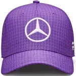 Mercedes AMG Petronas F1 2023 Kids Lewis Hamilton Baseball Hat (Purple)