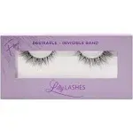 Lilly Lashes Sheer Band 3D Faux Mink Half Lashes - Enticing