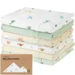 KeaBabies Shea Burp Cloths in Roarsome