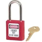 Master Lock Red Safety Padlock