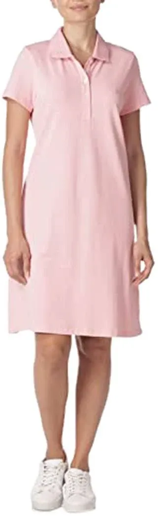 Nautica Women's Easy Classic Short Sleeve Stretch Cotton Polo Dress