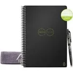 Rocketbook EVR2-E-K-A Core Executive Notebook Dot-Grid 36 Pages 6&quot; x 8.8&quot; Black