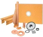 Kerdi-Shower-Kit 38" x 60" ABS Flange 2"