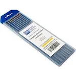 TIG Welding Tungsten Electrodes (0.040", 1/16", 3/32", 1/8", 5/32") - 10-pack