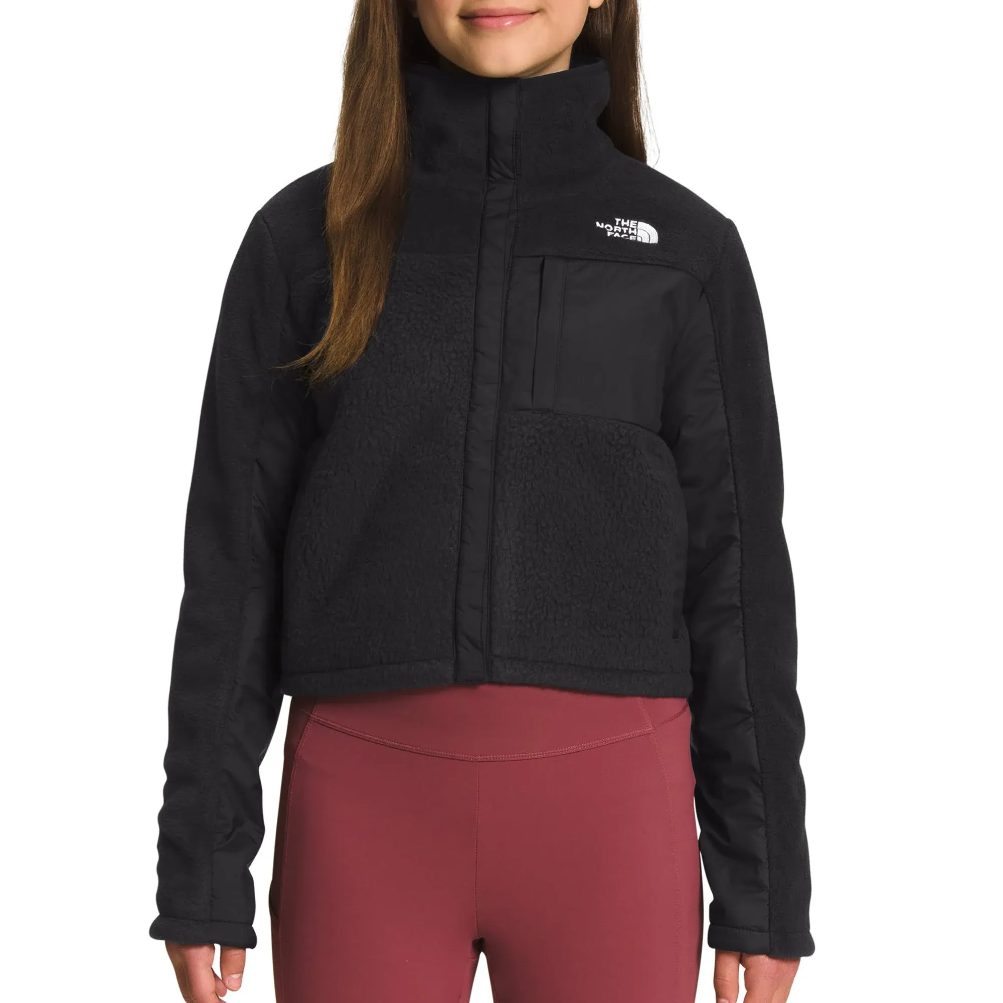 The North Face Kids TNF Black Fleece Mashup Girls Jackets