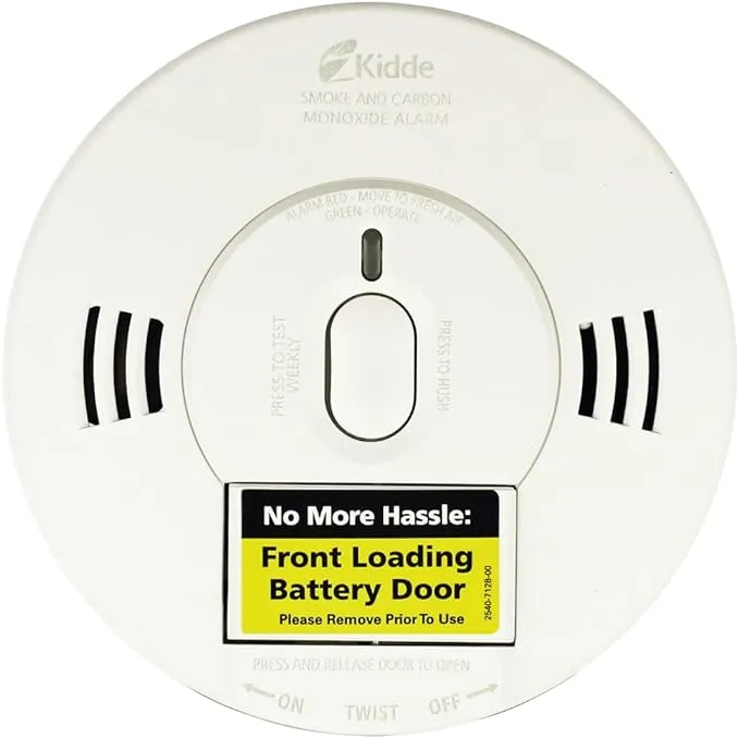 Kidde Photoelectric Combination Smoke & CO Alarm, Model Cp9000, Size: 2.08 x 7.5 x 11.25 , Beige