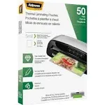 Fellowes 5744501 9&#034; x 11.5&#034; Thermal Laminating Pouches - Matte Clear (50/PK) New