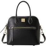 Dooney &amp; Bourke Saffiano Domed Satchel - Black