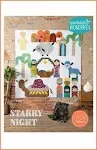 Starry Night Nativity Quilt Pattern, Digital PDF Pattern, Sew Kind of Wonderful