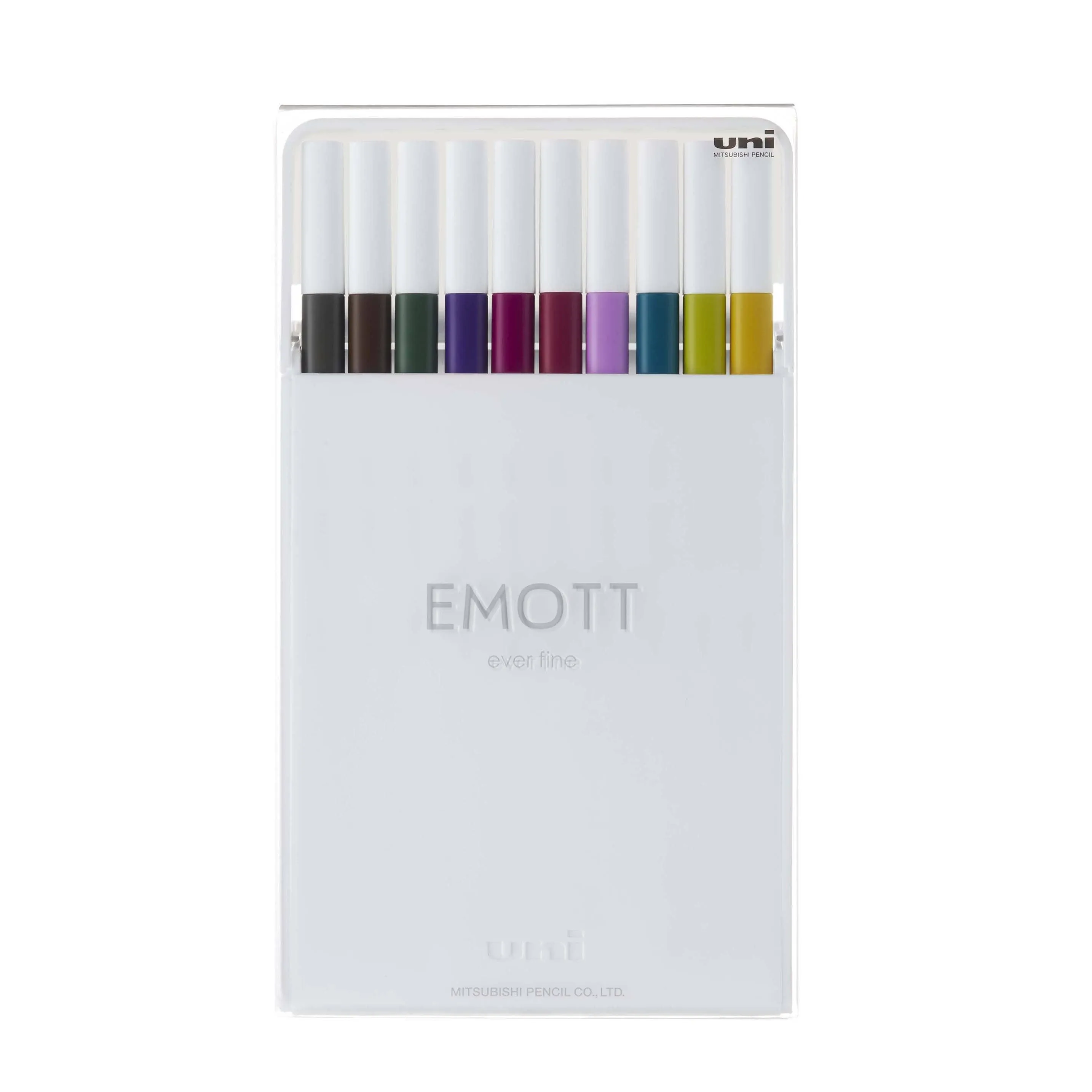 Uni Emott Fineliners - Set of 10, Set 3